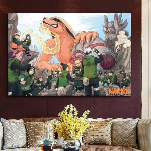 Masashi Kishimoto Classic Japanese Manga Poster Ninja Anime Character Print Print Poster Gift Family Bedroom Wall Decoration Pai