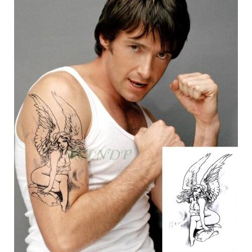 Waterproof Temporary Tattoo Sticker Angel Beauty Girl fake tatto flash tatoo tatouage Stickers leg arm back for girl women men