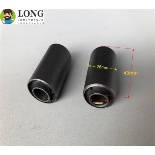 2PCS 26x43x14mm Motorcycles ATV rear rocker flat fork cushion rubber sleeve Control Arm Bushings For Yamaha YBR125 YB125 YBR 125