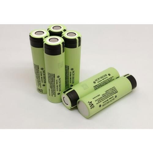 6pcs/lot New Original Battery For Panasonic 18650 NCR18650B Rechargeable 3.7V 3400mAh Lithium Batteries Cell For laptop