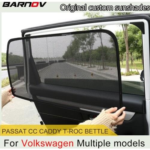 Car Special Magnetic Curtain Window SunShades Mesh Shade Blind Original Custom For Volkswagen Passat Caddy T-Roc CC