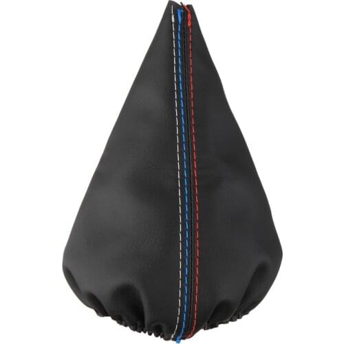 Car Gear Shift Collars Manual Handbrake Gaiter Boot Cover For BMW 3 Series E36 E30 E34 Z3 E46 Leather Shifter Shift Boot Cover