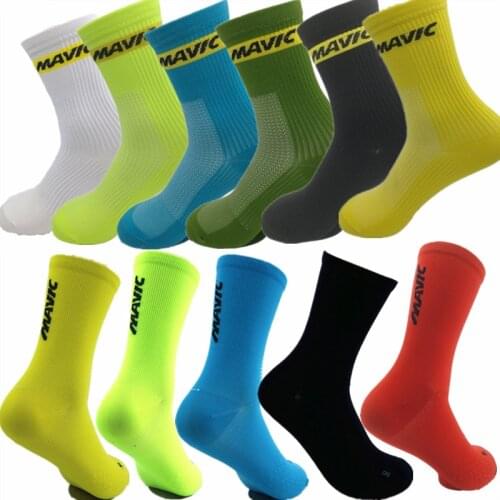 Unisex Bike Bicycle Cycling Riding Breathable Cycling Socks Footwear Basketball Football Socks