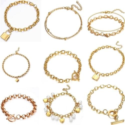HONGYINSI Bracelets With Charms
