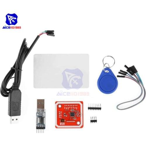 Diymore PL2303HX Download Cable PL2303 USB to TTL Module PN532 NFC RFID User Kit Full Encryption Copy Reader Writer Mode IC Card