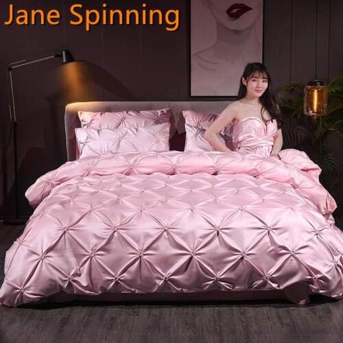 Bedding Set Luxury Duvet Cover Sets Bedspreads Bed Set Red King Double Bed Comforters No Sheet