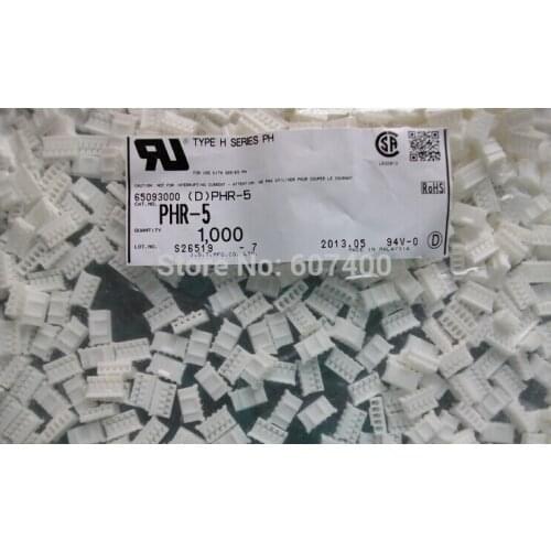 PHR-5 CONN HOUSING PH 5POS 2MM WHITE Connectors terminal housing 100% New and original part