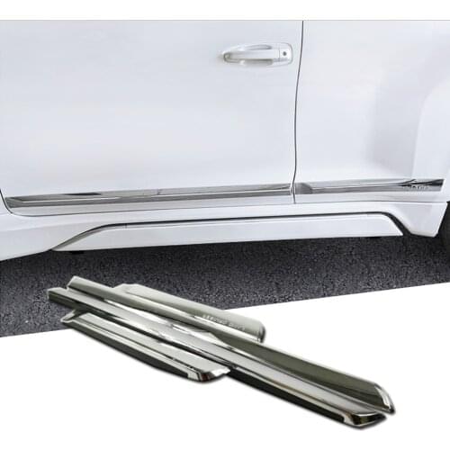 Car Styling Door Body Side Door Garnish Moulding Trim Sticker Overlay Panel For Toyota LC Land Cruiser LC200 2016