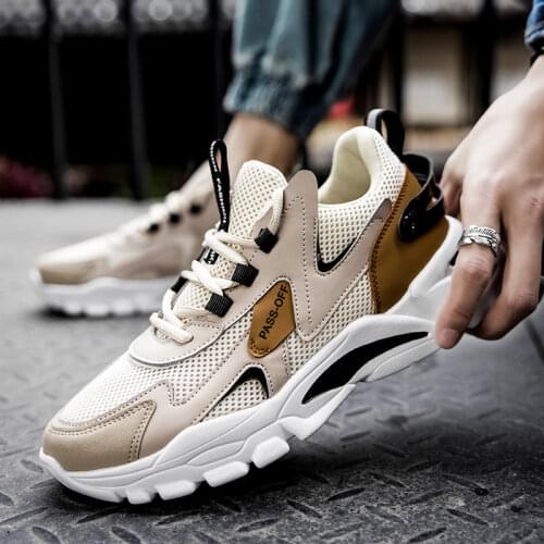 Nine o'clock Men Running Shoes Spring Jogging Sneakers Mesh Male Athletic Footwear Outdoor Lace-up Quality Breathable Fashion