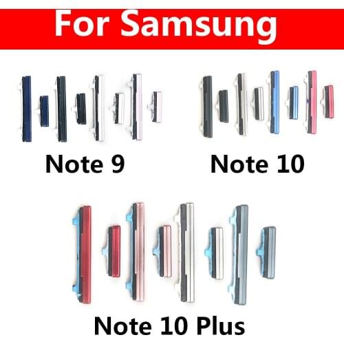 New For Samsung Galaxy Note 9 10 Plus Power Button + Volume Side Button Key Keys
