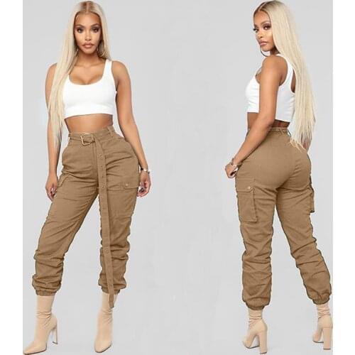 Wholesale vintage windbreaker cargo pants with zippers