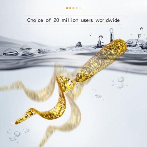 EIGHT CLAWS Twister Tail Soft Fishing Lure 45mm 1g Artificial Worm Bait Shad Jigging Wobbler Swimbait Stream Bass Trout Lure