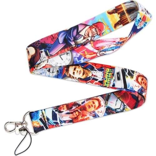 JF0176 Future Movie Lanyard Strap Key Strap Lanyard for Phone Camera Retro Style Lanyard ID Badge Holder Fashion Accessories