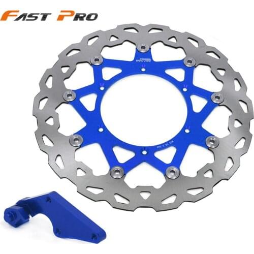 Motorcycle 320mm Front Floating Brake Disc Rotor And Bracket For Yamaha YZ250F YZ 250F 2007-2015 YZ450F YZ 450F 08-15 Motorcross