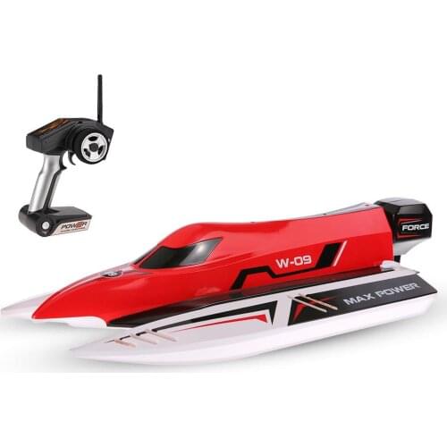 WL915 2.4Ghz RC Boat 45km/h High Speed Speedboat Boat 2 Channels Rechargeable Batteries Boat Control Remote Gifts For Kids