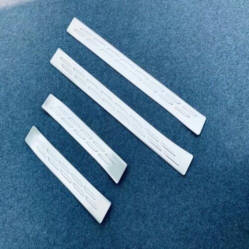 Car Styling Stainless Steel Exterior Scuff Plate Door Sill for Nissan Note E13 2020 2021 2022 Auto Accessories Automobiles