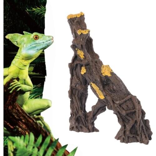 A Shape Reptile Branches Resin Aquarium Decoration Natural Driftwood for Climbing