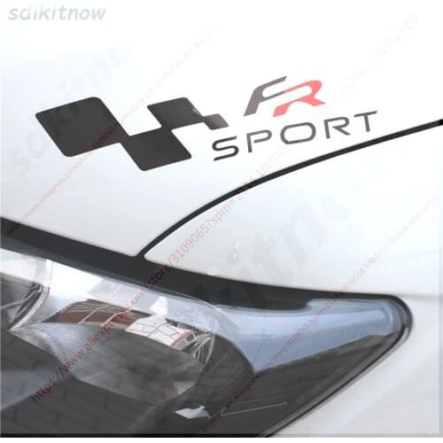 22x6cm 2pcs Car Body Windows Sports Racing PVC Sticker Spain FR Decal Styling Decoration For Seat Leon Cupra Ibiza Altea Exeo