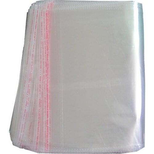30x12CM Self-Adhesive Seal Bag Transparent Plastic Opp Bag Clear Gift Packaging Bag