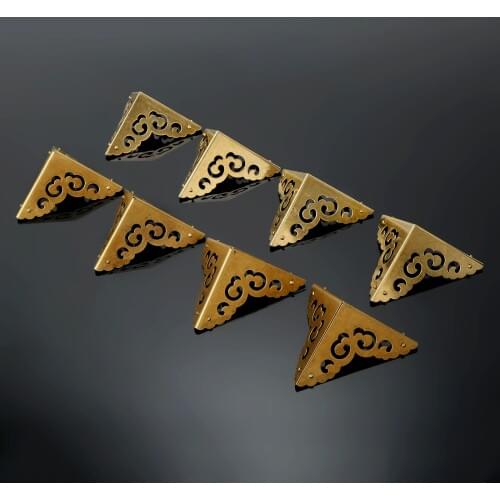 4pcs 6.5cm Book Corner DIY Photo Albums Menus Scrapbooking Accessories Pattern Corner Protectors Crafts