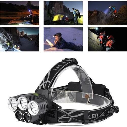 6 Modes Headlamp Head Flashlight for Camping Running Fishing Hiking Climbing USB Rechargeable Portable Blender Pen Lights