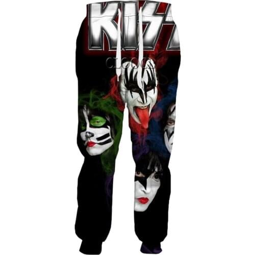 CLOOCL Newest Hip Hop Rock Metal Kiss Band Trousers Men Women 3D Print Harajuku Sweatpants Streetwear Jogging Pants DropShipping
