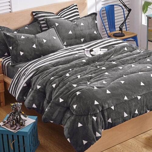 Twin/King/Queen/Full size Winter Fale patchwork Thick warm Quilt Duvet bedroom Luxury Printed Blanket quilts Bedding Comforter