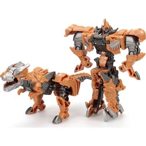 Truck Dinosaur Transformation Robot Car Action Figures Plastic Mini Deformation Vehicle Model Toy For Kids Birthday Gift