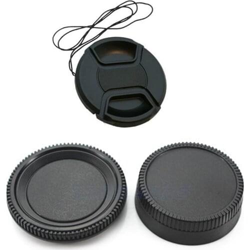 Camera Body cap + Rear Lens Cap + lens cap for Nikon SLR/DSLR Camera