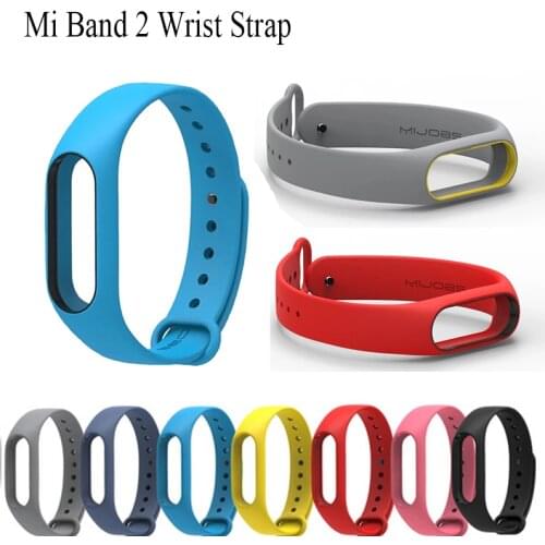 Pulsera New Mi Band 2 Wrist Strap Miband 2 Silicone Strap Replacement pure and special two-color injection with anti-lost