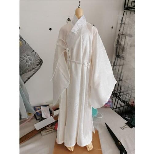 Limited Ready Stock Bjd Doll Clothes 1/3 73cm Tall Doll White Robe Gown Dress Chinese Korean Ancient Costume Doll Accessories