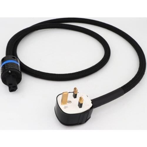 Monosaudio Tsunami Series P903 13AWG AC UK Version Power Cable Schuko Standard HiFi AC Supply Wire Hi-End Mains Power Cord