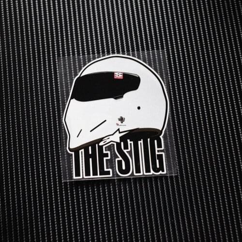 NO.TP067 MOTO GP SBK the STIG Reflective Car Sticker Decals Motorcycle Racing Stickers Motorbike Helmet Windshield ATV