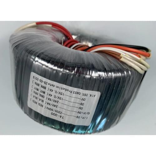 300W 220V Toroid Transformer for audio Out:2X36V+2X15V