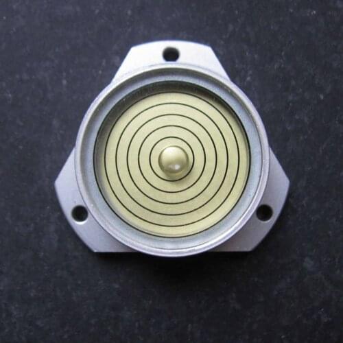 HACCURY 48*35*13mm Triangular metal bubble level Bubble Spirit Level Measurement Instrument Copper Color Mounting Holes