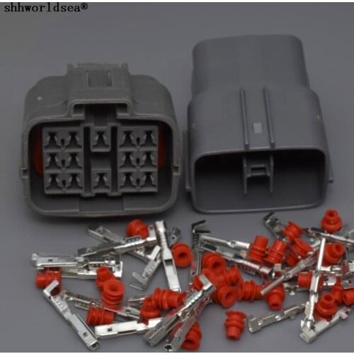 Worldgolden 14pin 6189-7262 Female Male Car Headlight Light Socket Waterproof Wire Harness Cable Wiring Connector For Mazda