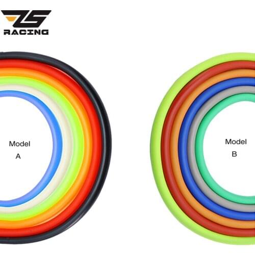 ZS Racing 5pcs Universal Motorcycle Carburetor Gas Oil Hose Fuel Line Petrol Tube Pipe For Honda Suzuki KTM Dirt Pit Bike ATV