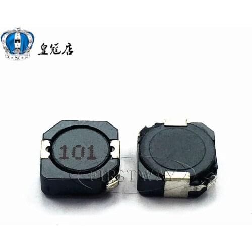 10pcs/SMD power inductors CDRH104R 100UH 1.35A word:101 MS104R 10*10*4MM Shielding inductance