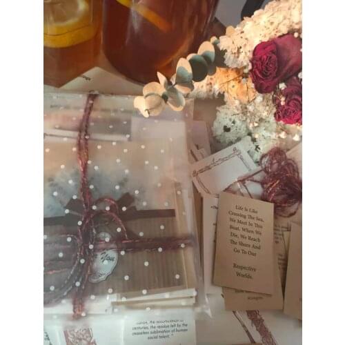 259 PCS Cutes Ticket Note Vintag English PVC Stickers Memo Diy Journal Planner Scrapbooking Material Paper Decoration Stationery