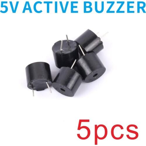 5pcs 5v Active Buzzer Magnetic Long Continous Beep Tone Alarm Ringer Piezo Buzzers Fit For F4 F7 Flight Controller