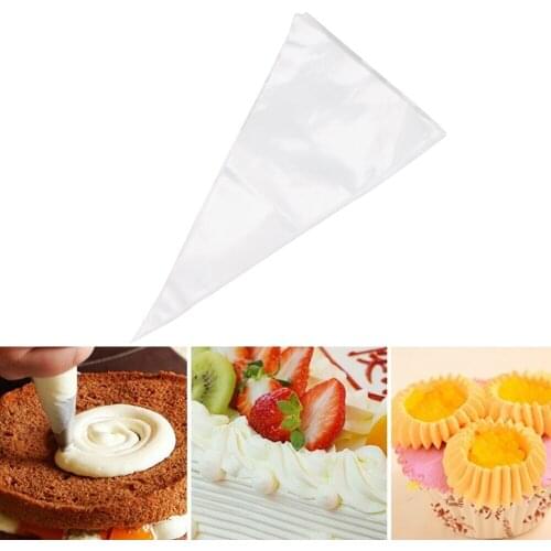 NICEYARD 50pcs Fondant Cake Cream Bag Disposable Pastry Bag Cake Tools Icing Piping Bags Cake Cupcake Decorating Tools