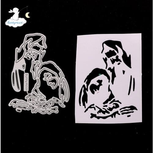 Bunnymoon 2020 Birth of a child Metal Cutting Dies Stencils for Scrapbooking/photo Album stamps Decorative Embossing DIY Cards