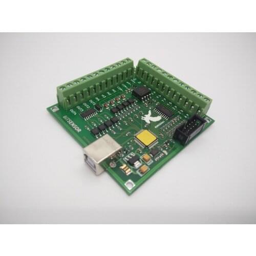 CNC MACH3 USB 4 Axis 100KHz USB CNC Smooth Stepper Motion Controller card breakout board for CNC Engraving 12-24V