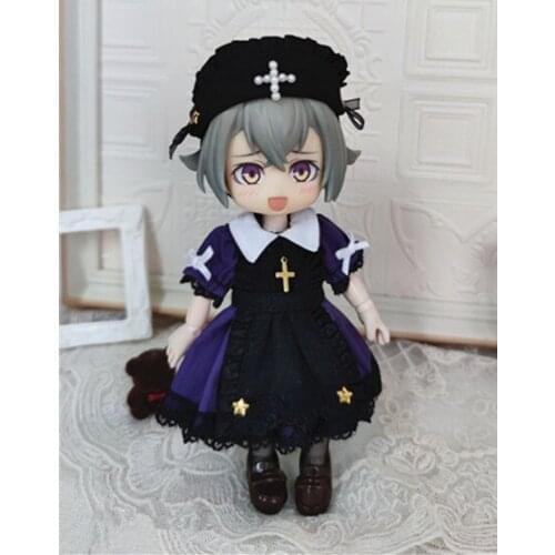 Childrens hand toys 1/12 ob11 doll doll clothes hoodie with big cap available BJD / SD doll accessories ob11doll Sports pants