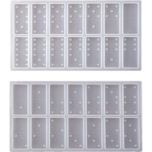 Domino Resin Molds Domino Epoxy Resin Molds Silicone Domino Game Mold Domino DIY F3MF