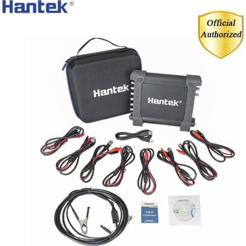 Hantek 1008C 8CH Automotive Oscilloscope/DAQ/Programmable Generator Handheld USB Oscilloscopes with Auto Ignition Probe