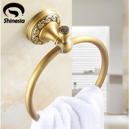 Classical Bathroom Towel Ring Solid Brass Bathroom Towel Holder Bathroom Towel Bar Wall Mounted