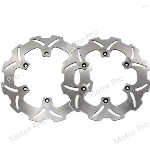 For Yamaha WR YZ 125 250 2001 Front Rear Brake Disc Disk Rotor Kit Motorcycle Replacement Accessories WR125 YZ125 WR250 YZ250 01