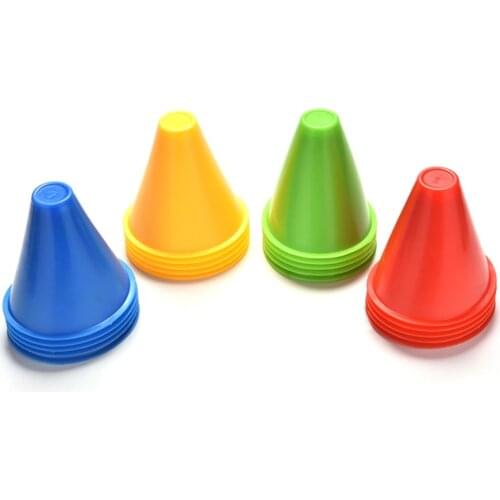 5PCS Space Marker Cones Slalom for Inline Roller Skating Mark Cup Skateboard Football Soccer Rugby Speed Fitness Equipment Drill