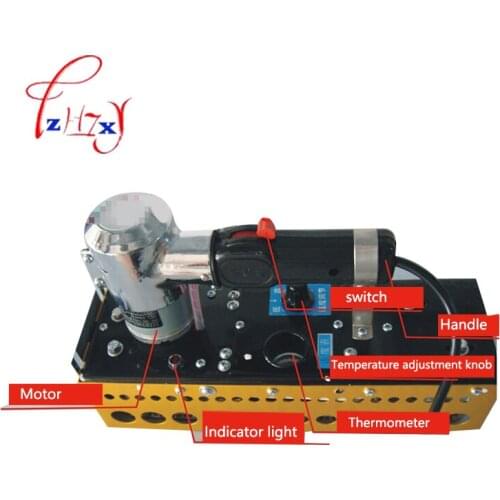 Portable continuous plastic bag sealing machine ZS-100 manual chain compound film bag sealer Sealing speed 3.3 m / min
